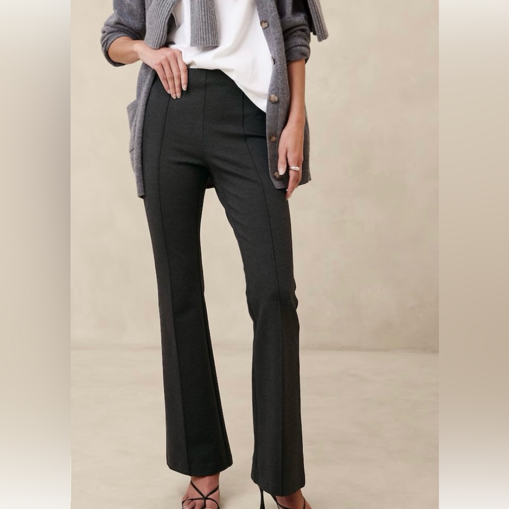 Burberry Gray Lined Wool Trousers Size 2 - Picture 13 of 15